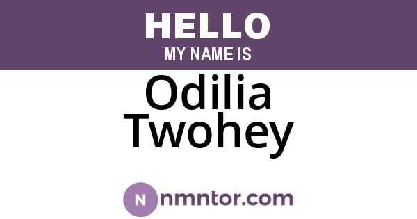 Odilia Twohey