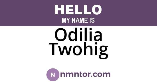 Odilia Twohig