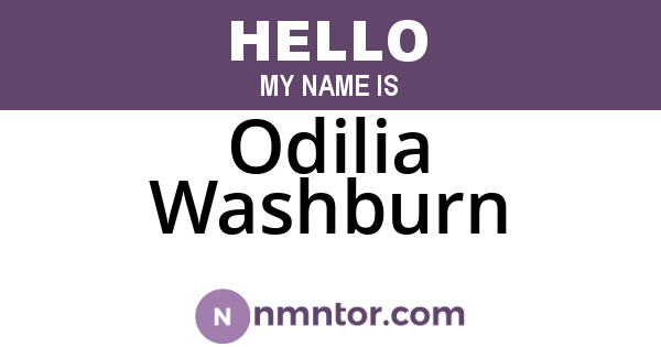 Odilia Washburn