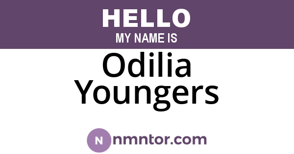 Odilia Youngers