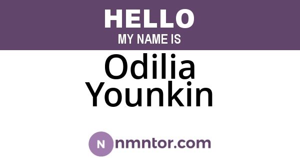 Odilia Younkin