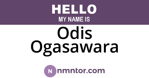 Odis Ogasawara