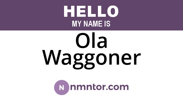 Ola Waggoner