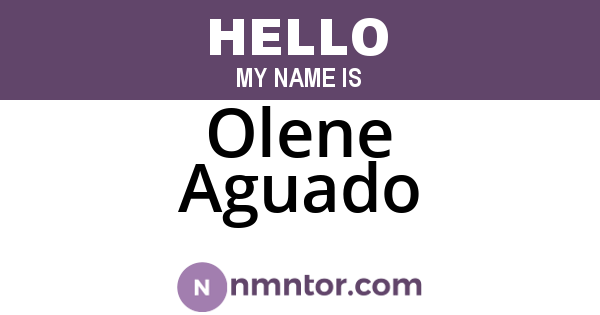Olene Aguado