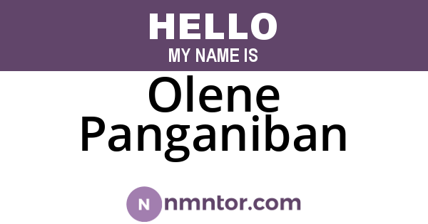 Olene Panganiban