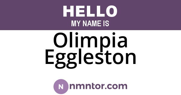 Olimpia Eggleston