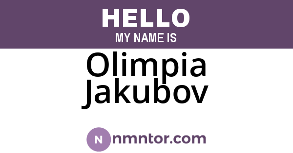 Olimpia Jakubov