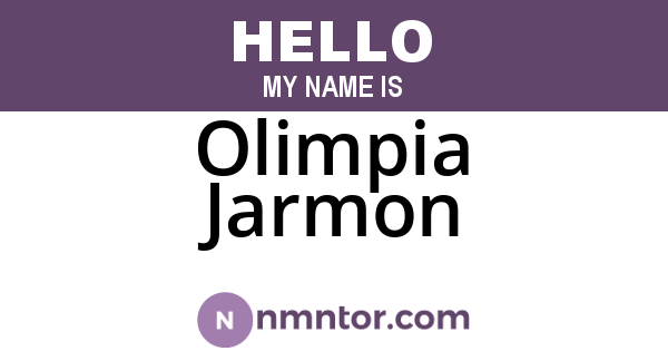 Olimpia Jarmon