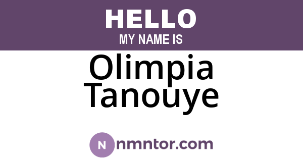 Olimpia Tanouye