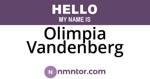 Olimpia Vandenberg