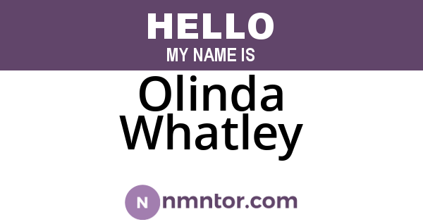 Olinda Whatley