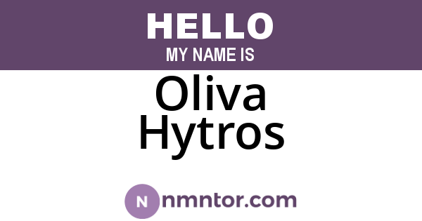 Oliva Hytros