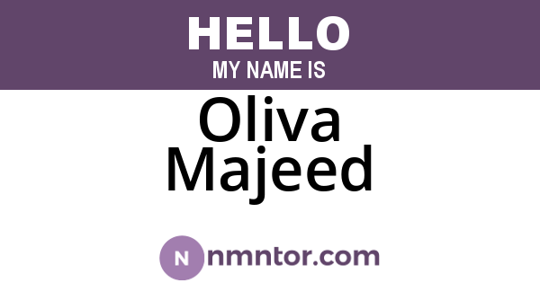 Oliva Majeed