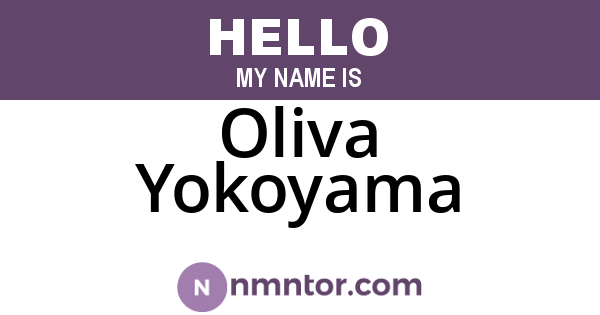 Oliva Yokoyama