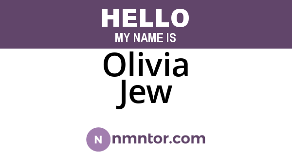 Olivia Jew