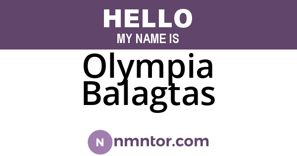 Olympia Balagtas