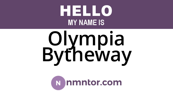 Olympia Bytheway