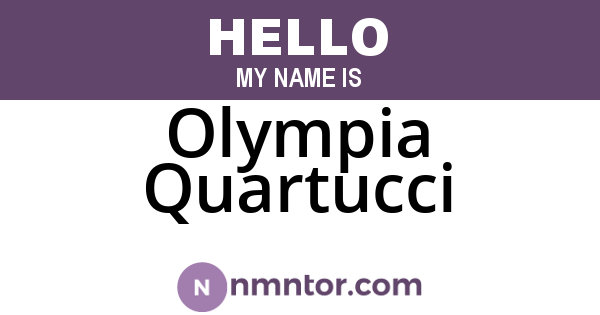 Olympia Quartucci