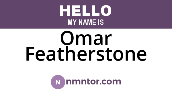 Omar Featherstone