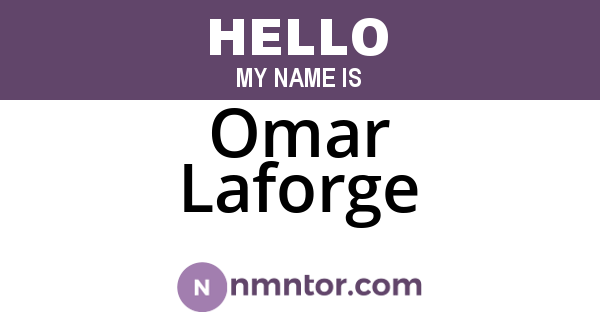Omar Laforge