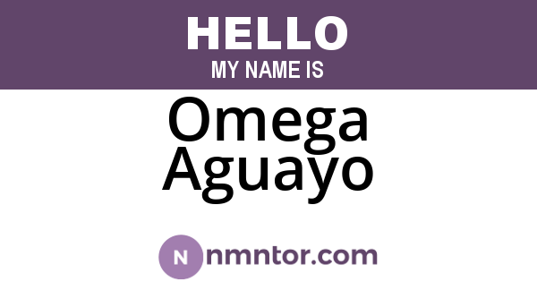 Omega Aguayo