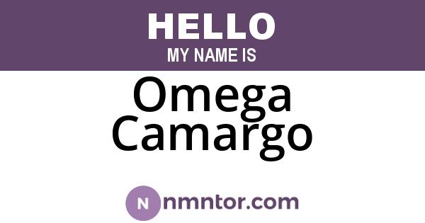 Omega Camargo