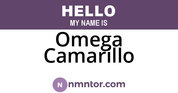Omega Camarillo