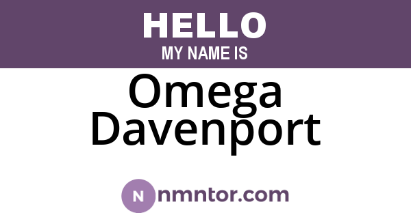 Omega Davenport
