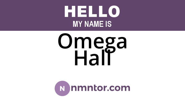 Omega Hall