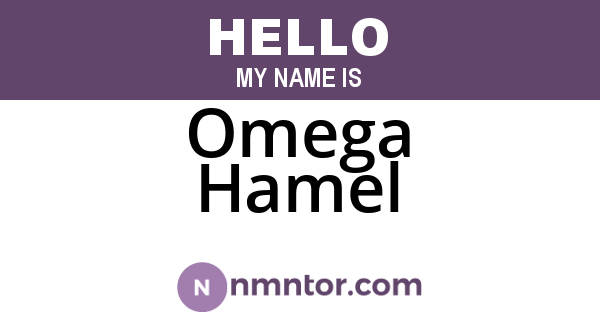 Omega Hamel