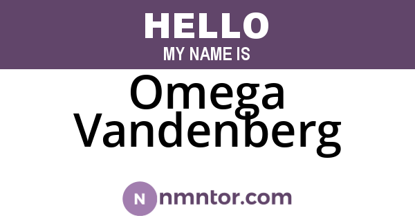 Omega Vandenberg