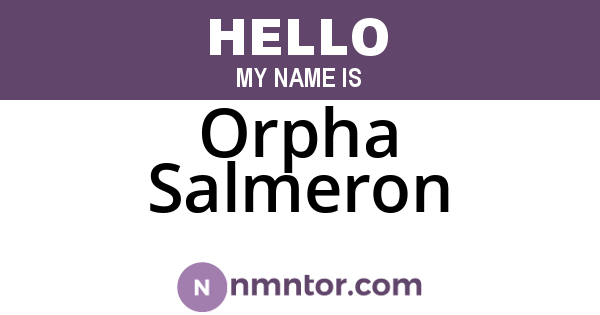 Orpha Salmeron