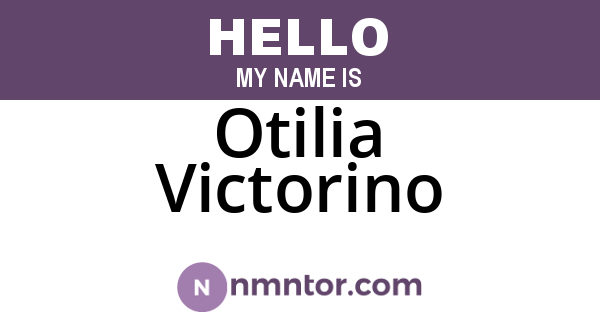 Otilia Victorino