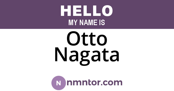 Otto Nagata