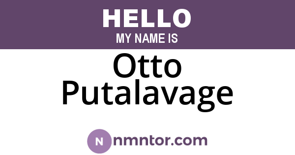 Otto Putalavage