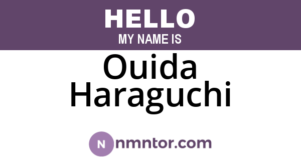 Ouida Haraguchi