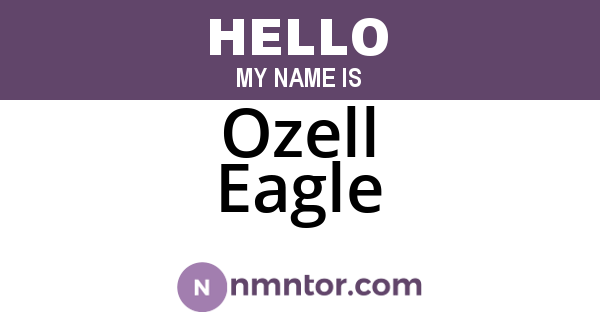 Ozell Eagle