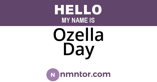 Ozella Day