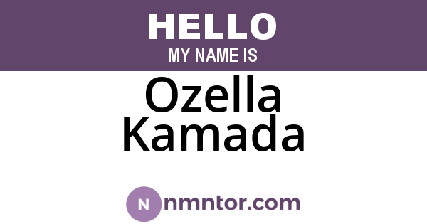 Ozella Kamada