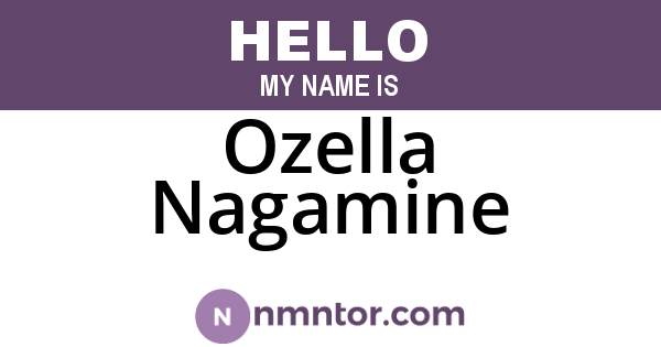 Ozella Nagamine