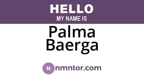 Palma Baerga