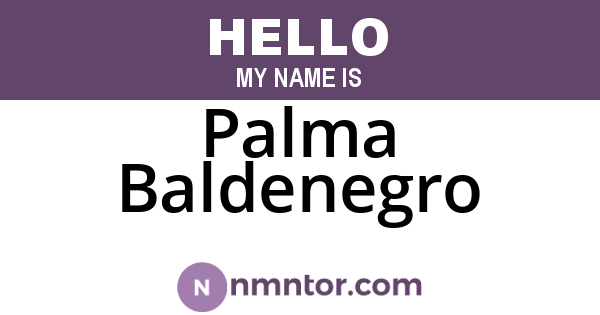 Palma Baldenegro