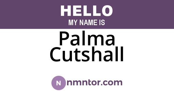 Palma Cutshall