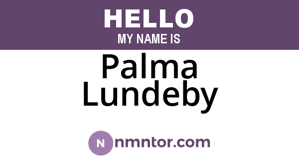 Palma Lundeby