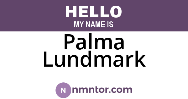 Palma Lundmark