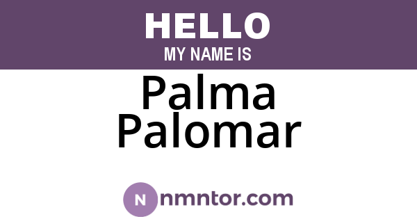 Palma Palomar