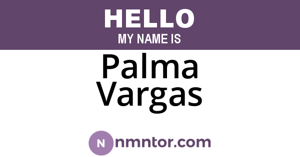 Palma Vargas