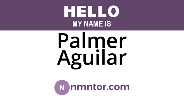 Palmer Aguilar