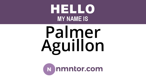 Palmer Aguillon