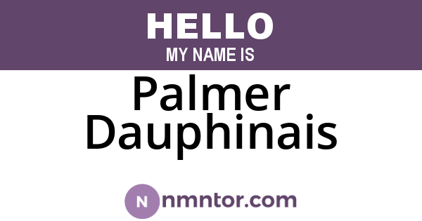 Palmer Dauphinais